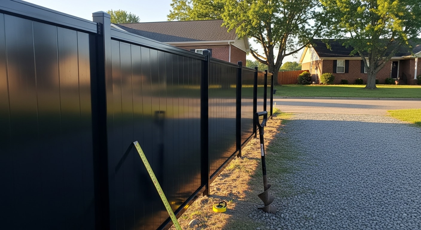 Metal fence installation and repair services
